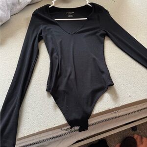 American eagle  Black Long Sleeve Bodysuit